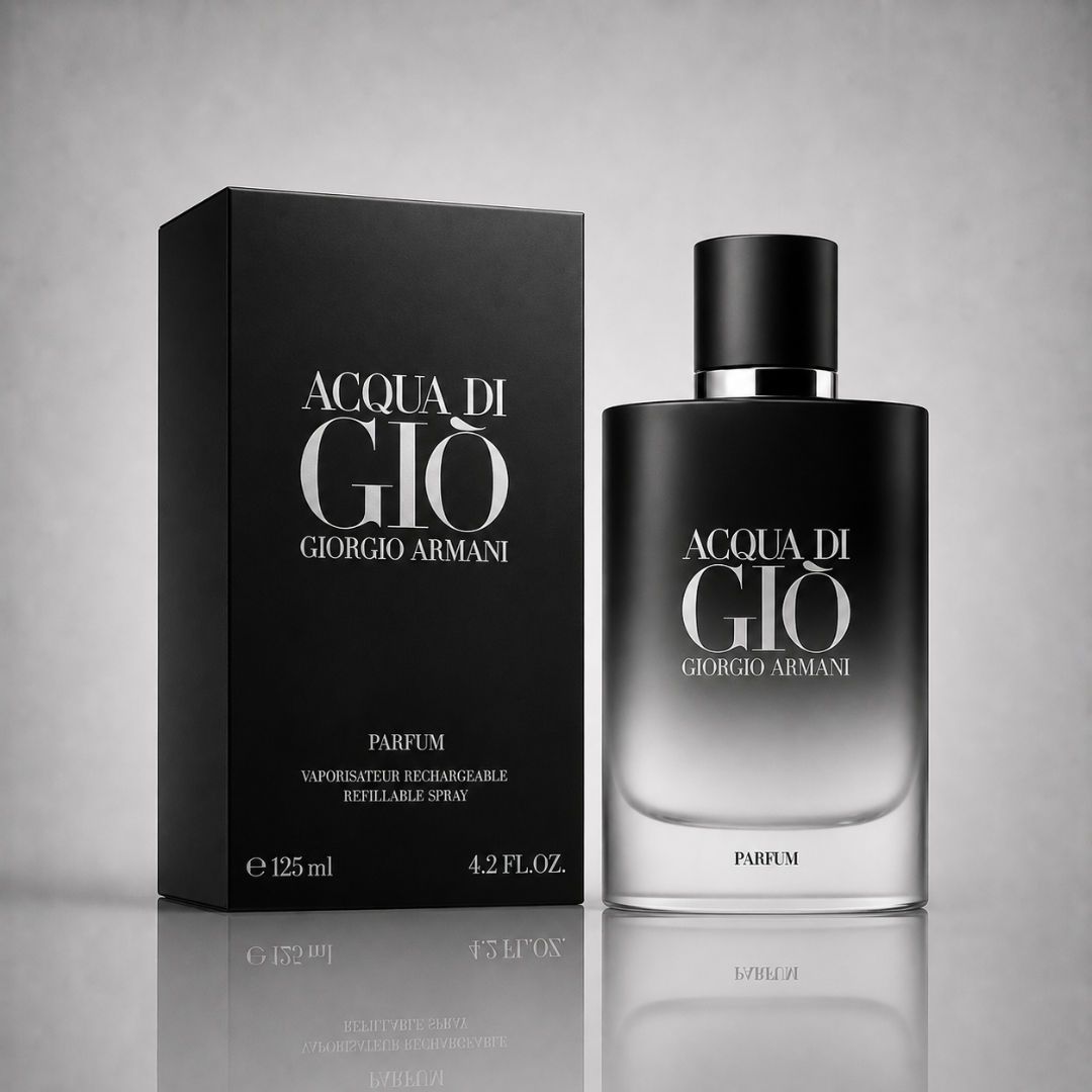 3 Men's Perfumes Kit - Dior Sauvage, Bleu de Chanel & Acqua di Giò Armani