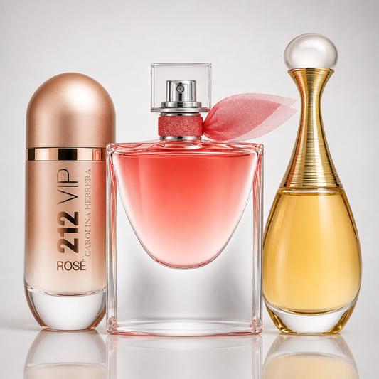 3 Women's Perfumes Kit - 212 VIP Rosé, La Vie Est Belle & J’adore