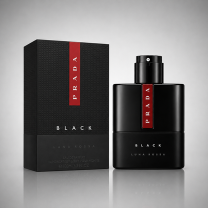 3 Men's Perfumes Kit - Prada Luna Rossa Black, Valentino Uomo Born In Roma & Azzaro The Most Wanted
