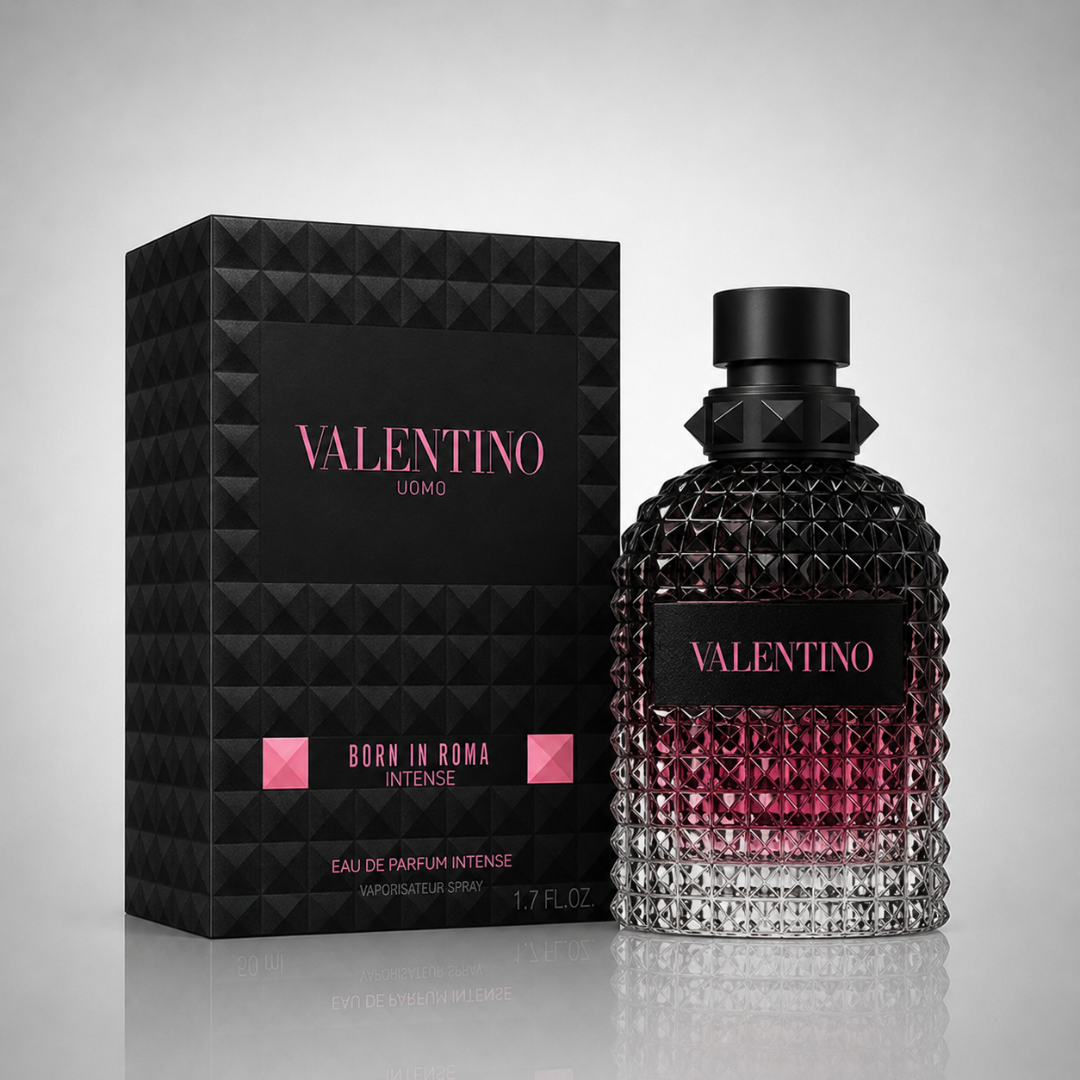 3 Men's Perfumes Kit - Prada Luna Rossa Black, Valentino Uomo Born In Roma & Azzaro The Most Wanted