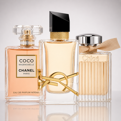 3 Women's Perfumes Kit - Coco Mademoiselle by Chanel, Libre by Yves Saint Laurent & Chloé Signature
