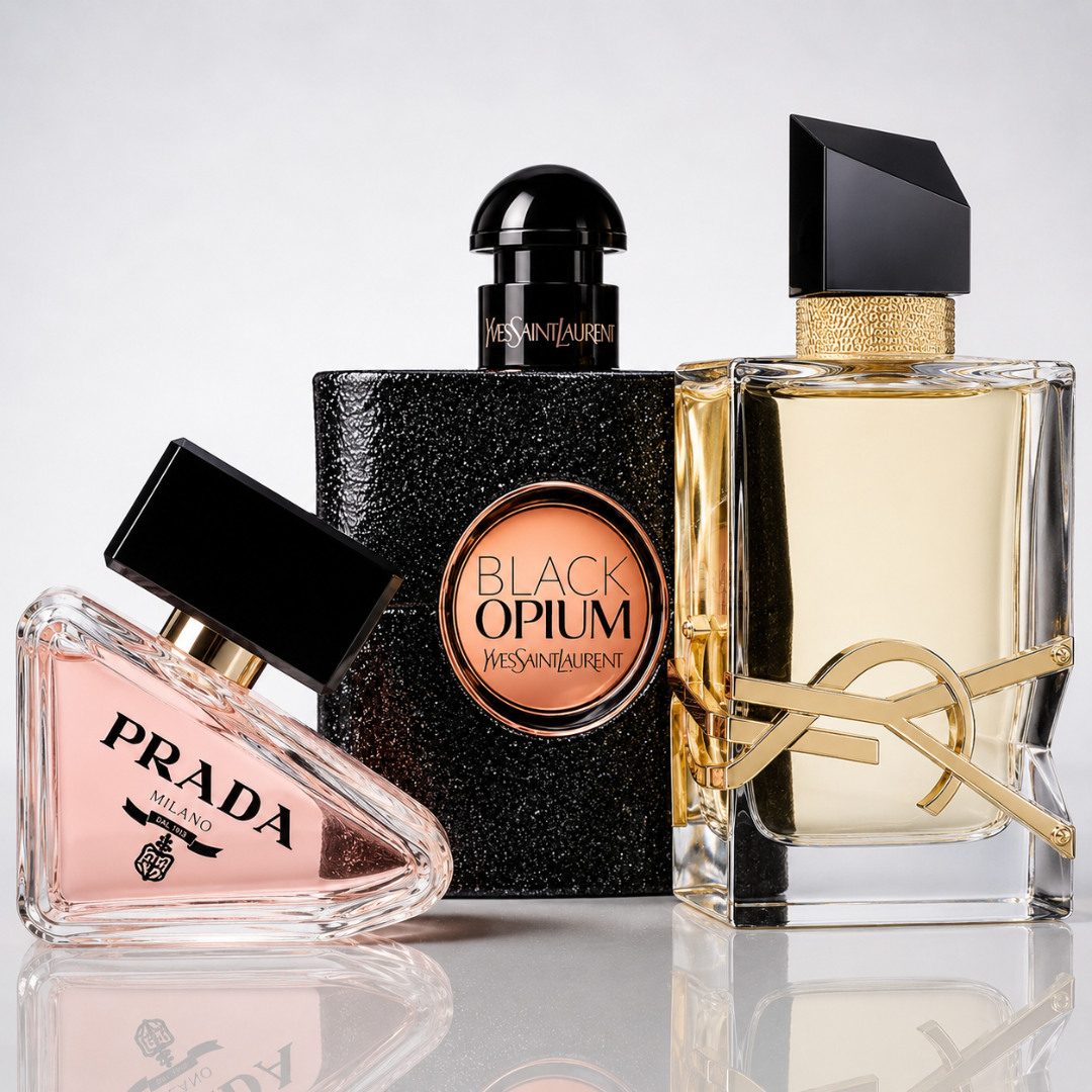 3 Women's Perfumes Kit - Prada Paradoxe, Yves Saint Laurent Black Opium, Yves Saint Laurent Libre