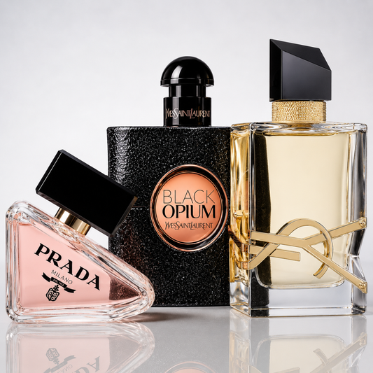 3 Women's Perfumes Kit - Prada Paradoxe, Yves Saint Laurent Black Opium, Yves Saint Laurent Libre
