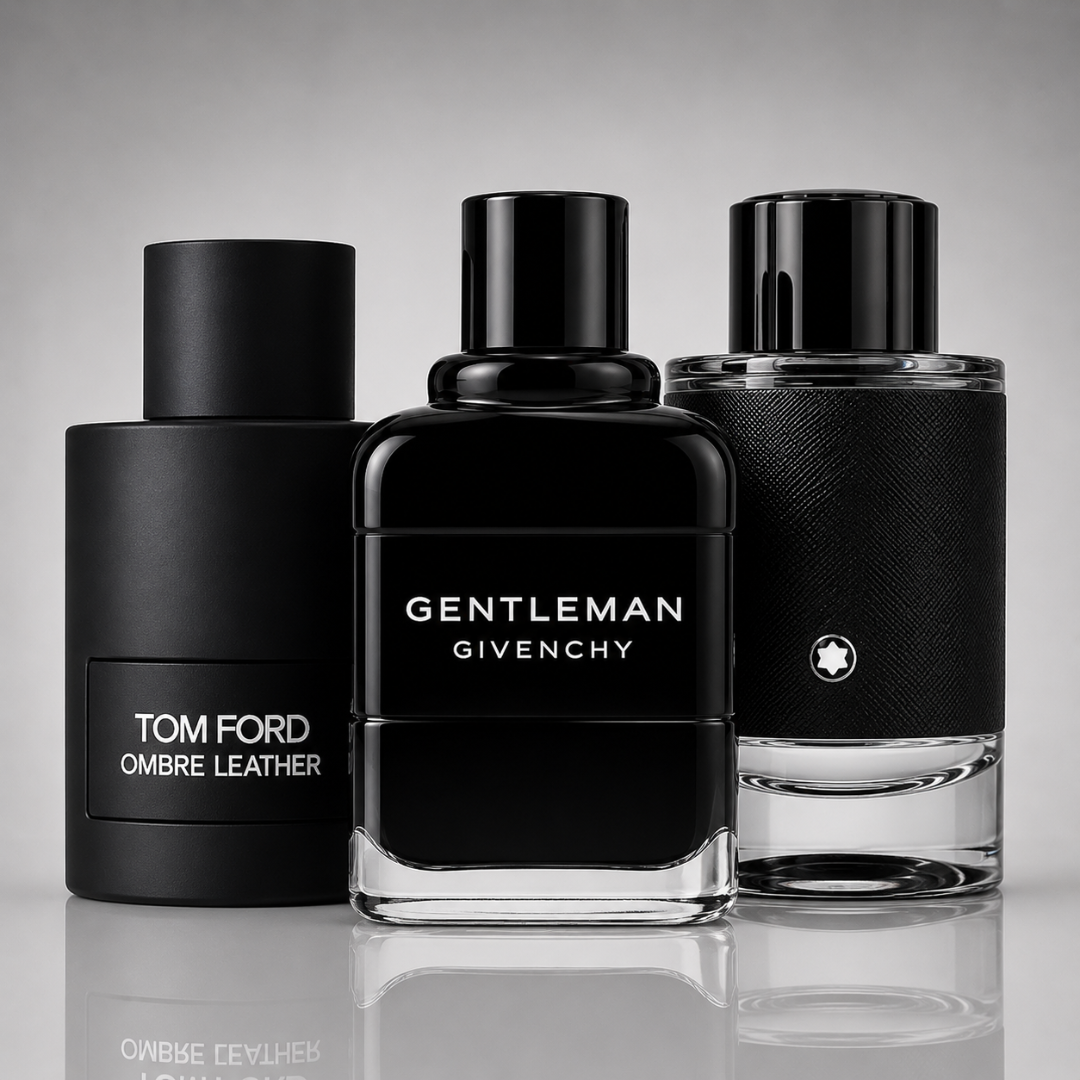 3 Perfumes Kit - Tom Ford Ombre Leather, Givenchy Gentleman, Montblanc Explorer